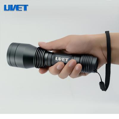 China Cordless Flashlight LED Fluorescence Leak Detection Lamp Powerful UV Torch for sale