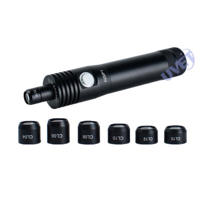 China Industrial Rechargeable UV Torch 365nm Pen Purple Light for sale