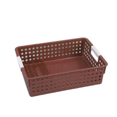 China Sustainable Hot Sale Accept Custom Kitchen Plastic Vegetable Storage Basket For Shelves for sale