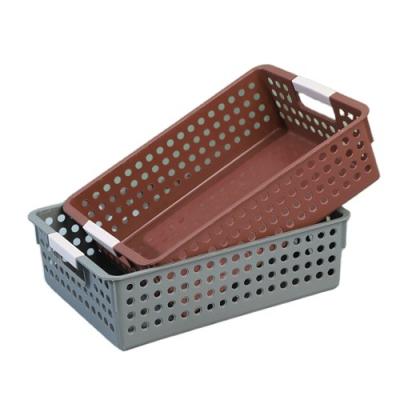 China Viable Skillful Manufacturer Personalized Customization Bright Color Decorative Plastic Storage Basket Kitchen Vegetable Storage Basket for sale