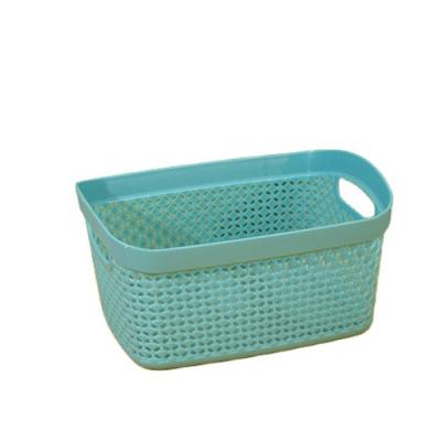 China Viable Bulk Prices Lightweight Convenient Durable OEM Storage Basket Box For Storing Books Snacks for sale