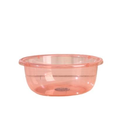 China Factory direct sale durable bright color durable PET round washbasin for vegetables for sale