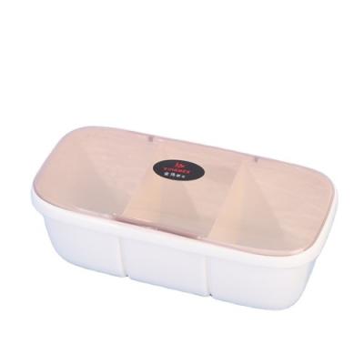 China Sustainable Professional Sales Restaurant Supply Transparent Plastic Seasoning Storage Box for sale