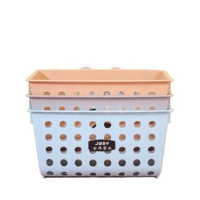 China Viable Cheap Price Customized Bright Color Storage Basket Plastic Hanging Storage Box For Kitchen for sale