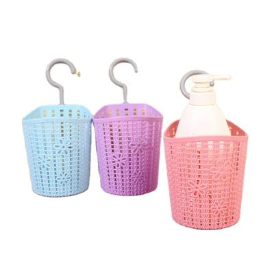 China Sustainable Professional Supply Personalized Customization Lovely Shape Plastic Kitchen Storage Hanging Basket For Small Things for sale