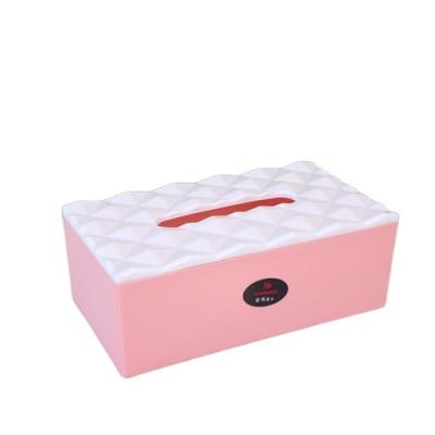 China Simple Factory Outlet Accept Custom Table Decoration And Accessories Cute Plastic Tissue Box for sale