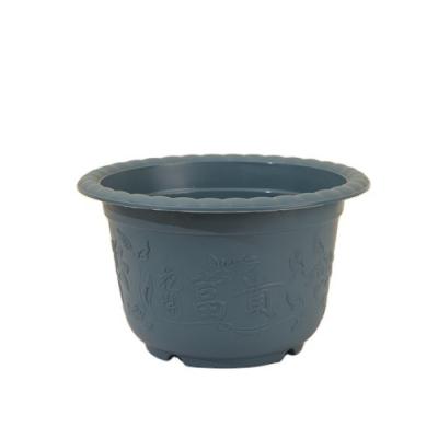 China Bulk Pot Lightweight Ornamental Lace Garden Outlet Plastic Plant Flower Pot for sale