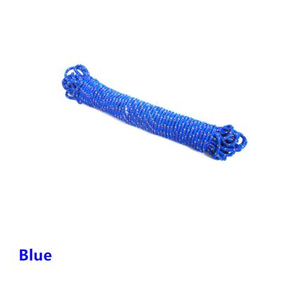 China 550 Polyester Blue And Yellow Chinese Camping Survival Climbing Paracord Rope for sale