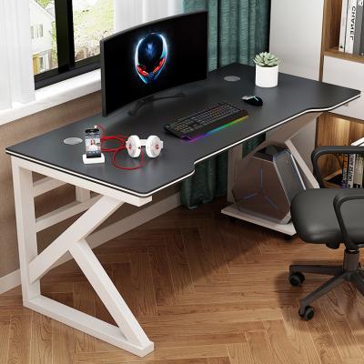 China Stable High Quality E-sport Table Gamer Game Tables Cheap MDF TOP Laptop Gaming PC Desk for sale