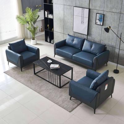 China High Quality Comfortable Modern Executive Office Sofa Set Of Sofa Furniture High Grade Leisure Reception Desk for sale