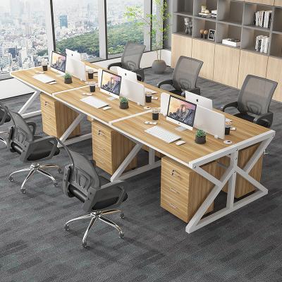 China 2022 Adjustable Office Desk Table 4 Seat (Height) Modern Offices Furniture Modular Work Desk for sale