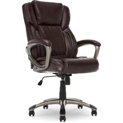 China Executive Luxury Leather Office Chairs For Boss (Height) Wholesale Adjustable Modern Ergonomic Swivel Office Chair for sale