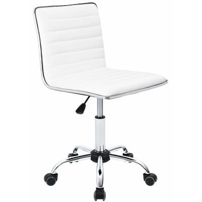 China Factory Seat Spinning Spider Upholstered White Leather Ergonomic High Back Executive Office Chair for sale