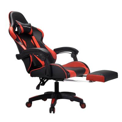 China Adjustable (Height) New Listing PVC Leather Ergonomic Gaming Chair Massage Game Racing Swivel Computer Gaming Chair for sale