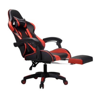 China (Size)Adjustable 2022 New Listing PVC Leather High Back Gaming Chair Gaming Racing Swivel Computer Gaming Chair for sale