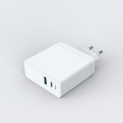 China LAPTOP kc Cb ce approved dual usb 63w laptop wall charger pd45w qc18w power adapter for sale