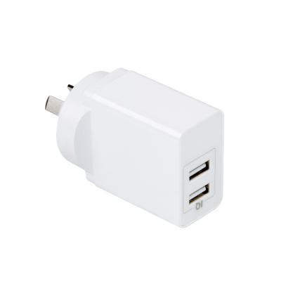 China MP3/MP4 Player ZONSAN OEM Australian AU Plug 5V 3.1A 2 Port Usb Wall Charger For Samsung For iPhone for sale