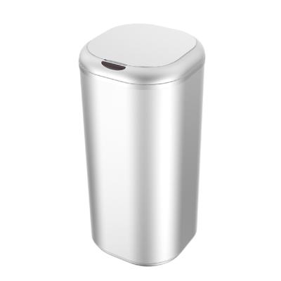 China Viable Sensor Stainless Steel Rubbish Bin Waste Bin Waste Bin Automatic Intelligent Trash Bin for sale