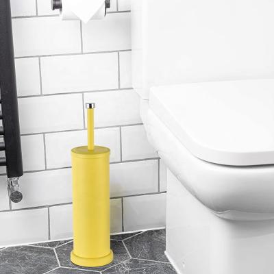 China Newest Sustainable Household Creative Stainless Steel Outside Toilet Brush For Bathroom With Heavy Base for sale