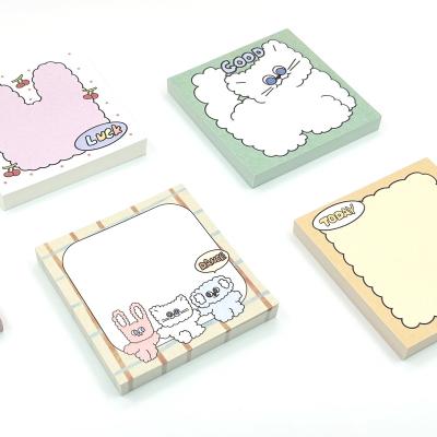 China Graphic Tablet Stationery School Supplies Stickers Drawing Paper Index Pointed It Planner Kawaii Memo Pad Creative Cute Animal Sticky Notes for sale