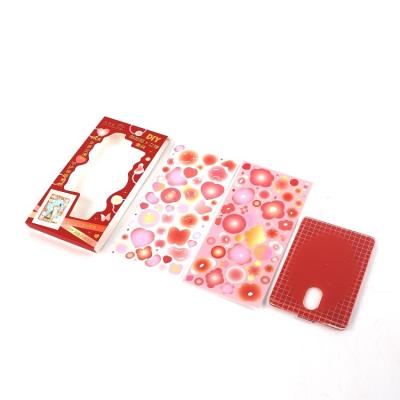 China Acrylic Customize Waterproof Originality Reusable Cute Cartoon Network Kawaii Stickers Set for sale