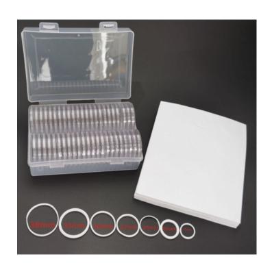 China Clear Collectible Modern Plastic Coin Storage Box 40mm Coin Capsules With Foam Filling for sale