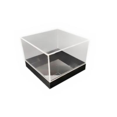 China Durable/High Glossy/Dustproof Countertop Clear Acrylic Cube Display Box Display Case For Action Numbers/Toys/Collectable for sale