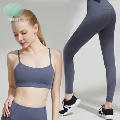 China Breathable Custom Logo Fitness Sports Yoga Women Seamless 3 Piece Yoga Sport Wear Set Three Piece Women's Yoga Suit Long Sleeve Running for sale