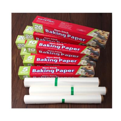 China Oil/water/stick/non-stick parchment baking paper viable and environment friendly scorch proof for sale