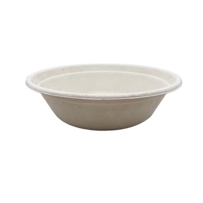 China Contemporary Disposable Pulp Bowl Supper Bagasse Sugar Cane Bagasse Dip for sale