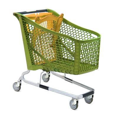 China Unfolding Professional Design Shopping Trolley With Wheels for sale