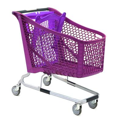 China Unfolding Factory Supply Cheap Shopping Trolley Directly For Supermarket for sale