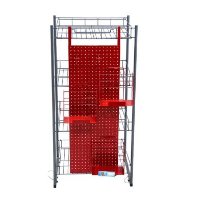 China Display Products 4 Layer Metal Wire Rack Candy Potato Chip Rack / Potato Chip Display Stand for sale