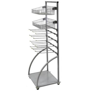 China Durable Metal Hook Display Stands Metal Display Rack For Promotion for sale