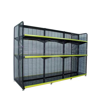 China New Style Corrosion Protection Supermarket Metal Shelving Grocery Shelf Goods Supermarket Shelves Design for sale