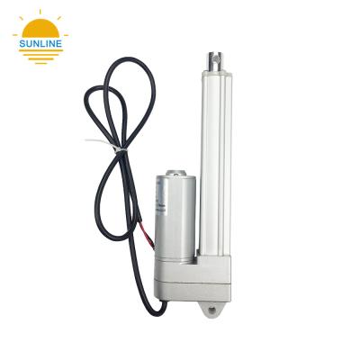 China 12V Waterproof Electromagnetic Linear Actuator 1200N Speed ​​Stroke 15mm/s 150mm IP54 / IP65 for sale