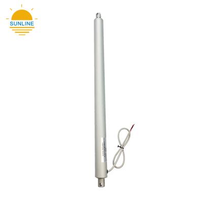 China 12V Electronagnetic Linear Tubular Linear Actuator Waterproof Linear Actuator Load Force 600N Speed ​​10mm/s (Diameter=36mm) for sale