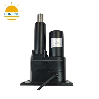 China Waterproof industrial linear actuator with 10000n max load, with iron plate at the bottom for sale