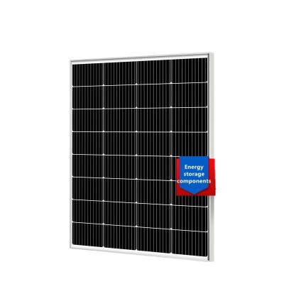 China High Quality Solar Panel 120W Solar Power System Mono Solar Cover Black Waterproof High Conversion 182 Cells for sale