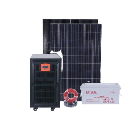 China Morden 10KW Off Grid Solar Power System Storage Power Solar Panel Home Using Public Solar Energy System for sale