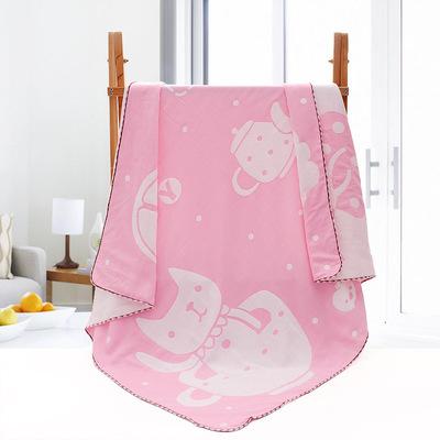 China Waterproof Pure Cotton Terry Cloth Bed Blanket For Kids Chenille Double Cotton Terry Blanket Cartoon Baby Blanket Blanket for sale