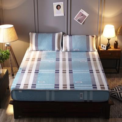 China Flannel Fleece Jacquard Printed Comforter Bedspread For Single Bed Winter Super Soft Touch 50*75 INCREASES Blanket for sale