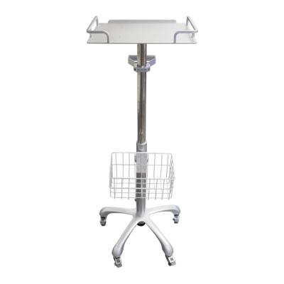 China Mobile Hospital Nursing Computer Trolley Flexibly With Drawers Vital Signs Injection Ward Trolley Medical Monitor Stand for sale