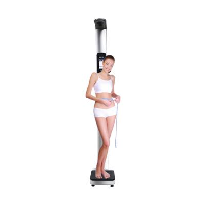 China Hospital Sonka health care up coin operated bmi body fat weight and height scale ultrasonic measuring machine for sale