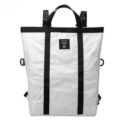 China dupont paper backpack travel bag eco-friendly waterproof and washable backpacks for sale