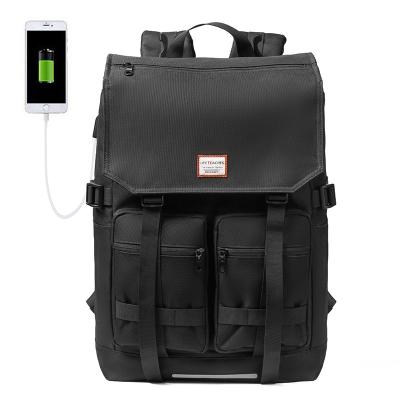 China With Wholesale Fashion USB Travel USB Charging Bag Male Backpack Leisure Bag Mountain Rucksack for sale