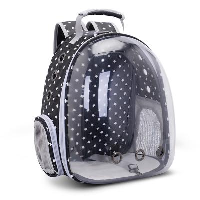 China Capsule Pet Cat Carrier Travel Dog Windproof Waterproof Material Transparent Backpack for sale