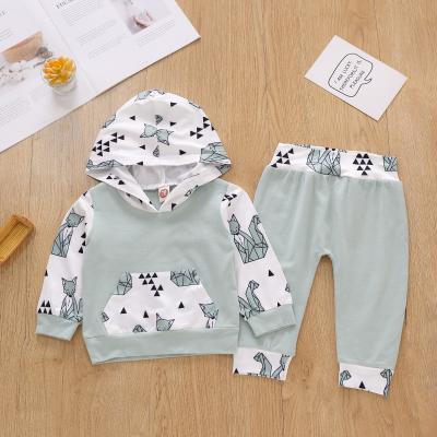 China Breathable Sweater Set Comfortable Sports Baby Clothes Warm White Baby Suit OEM Custom Organic Baby Clothes Set for sale