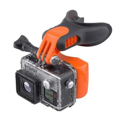 China Swim Mount Snorkeling Surfing Eco-friendly Safe Mouth Mount Mouth Bite Mount For Gopro And Other Action Camera Accessories for sale