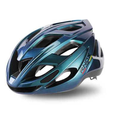 China Bicycle Accessories MTB Helmet Gradient Color Mountain Bike Unisex Ultralight Integrated One-Piece Cycling Safety Helmet for sale